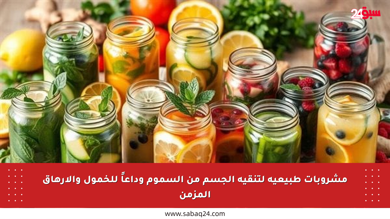 مشروبات طبيعية لتنقية الجسم من السموم وداعاً للخمول والإرهاق المزمن